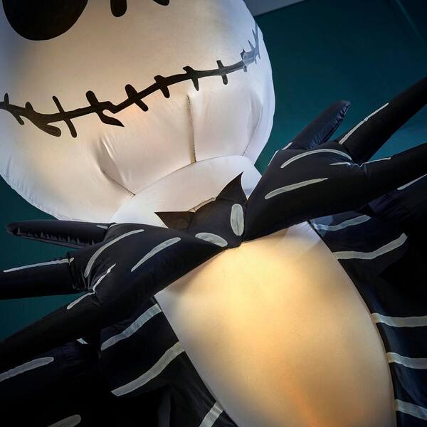 Retailer 10 ft Animated Reaching Jack Skellington Halloween Inflatable Disney