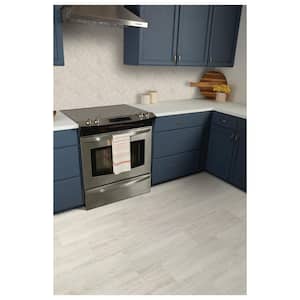 Stonehollow 12 in. x 24 in. Mist Glazed Porcelain Floor and Wall Tile Sample