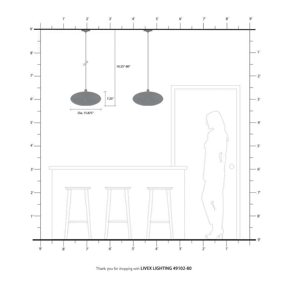 Nordic Gray and Nickel 1-Light Globe Pendant
