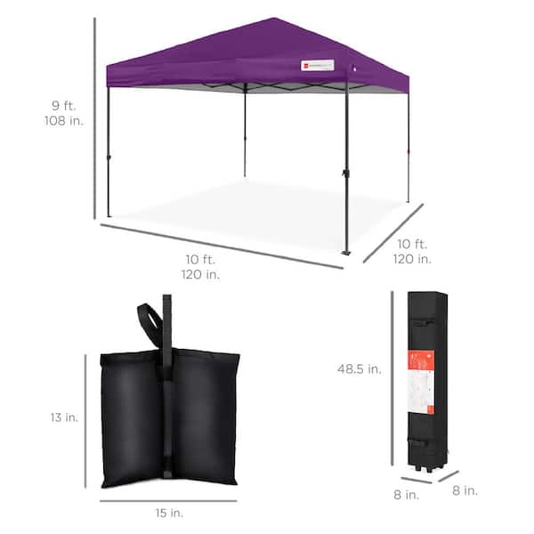 LAMPUP TENTOTENコラボ Pop-up Canopy Light Set 10' x 10' Sports Outdoor Canopies