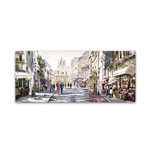 14 in. x 32 in. "Sunlit Street" by The Macneil Studio Printed Canvas Wall Art