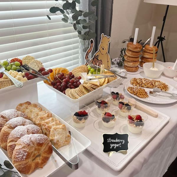 Afoxsos 24 Pack Mini Chalkboard Signs with Easel Stand Food Labels