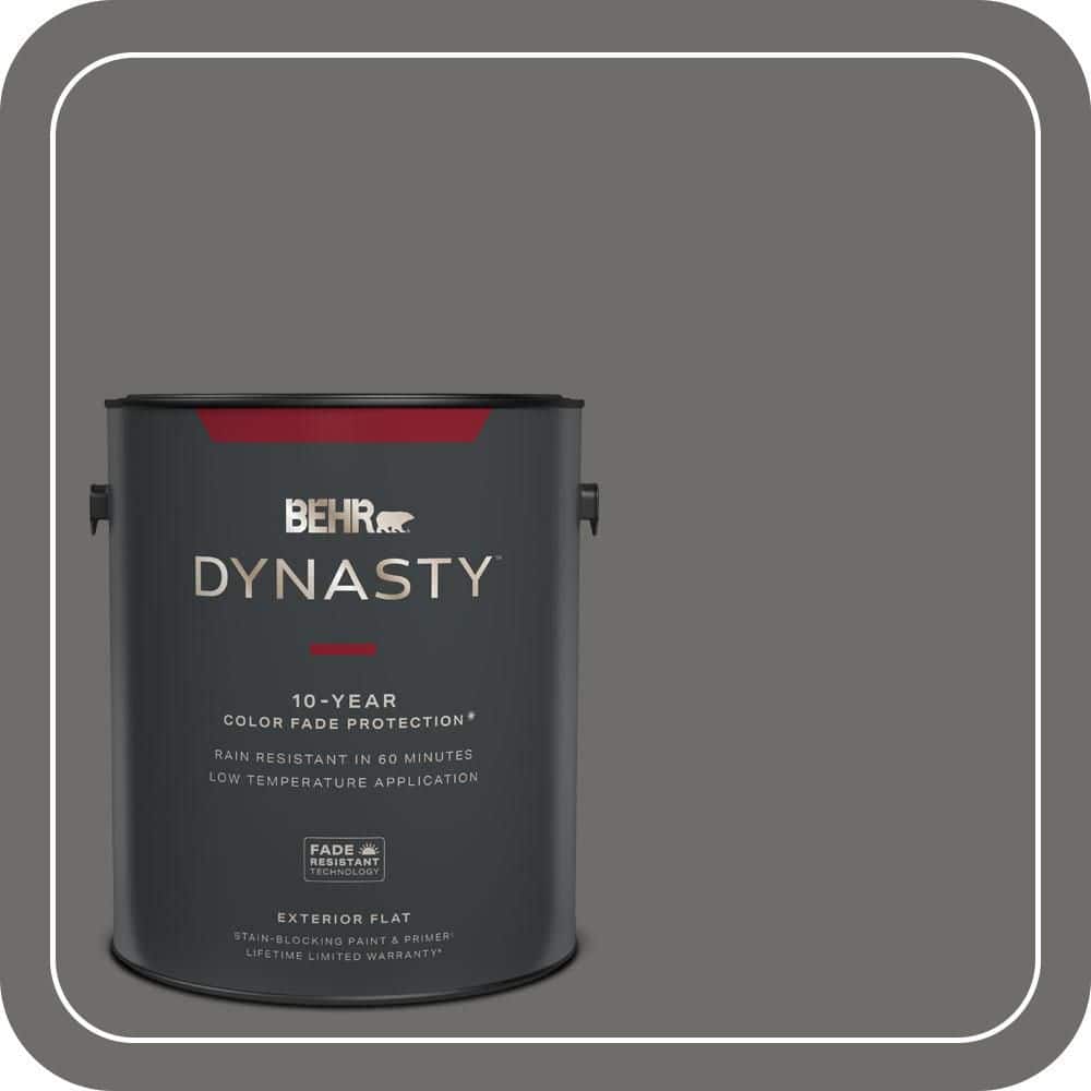 1 gal. #780F-6 Dark Granite Flat Exterior Stain-Blocking Paint & Primer price history on PriceWatchPro