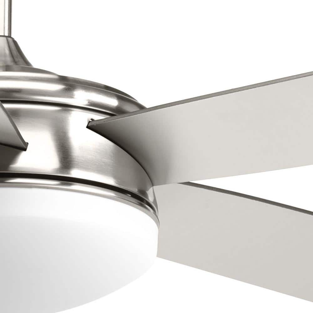 Fresno 60" Brushed Nickel Ceiling Fan with LED Light and Remote