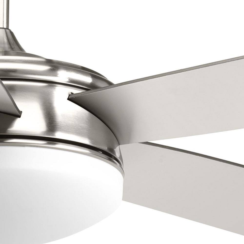 Fresno 60" Brushed Nickel Ceiling Fan with LED Light and Remote