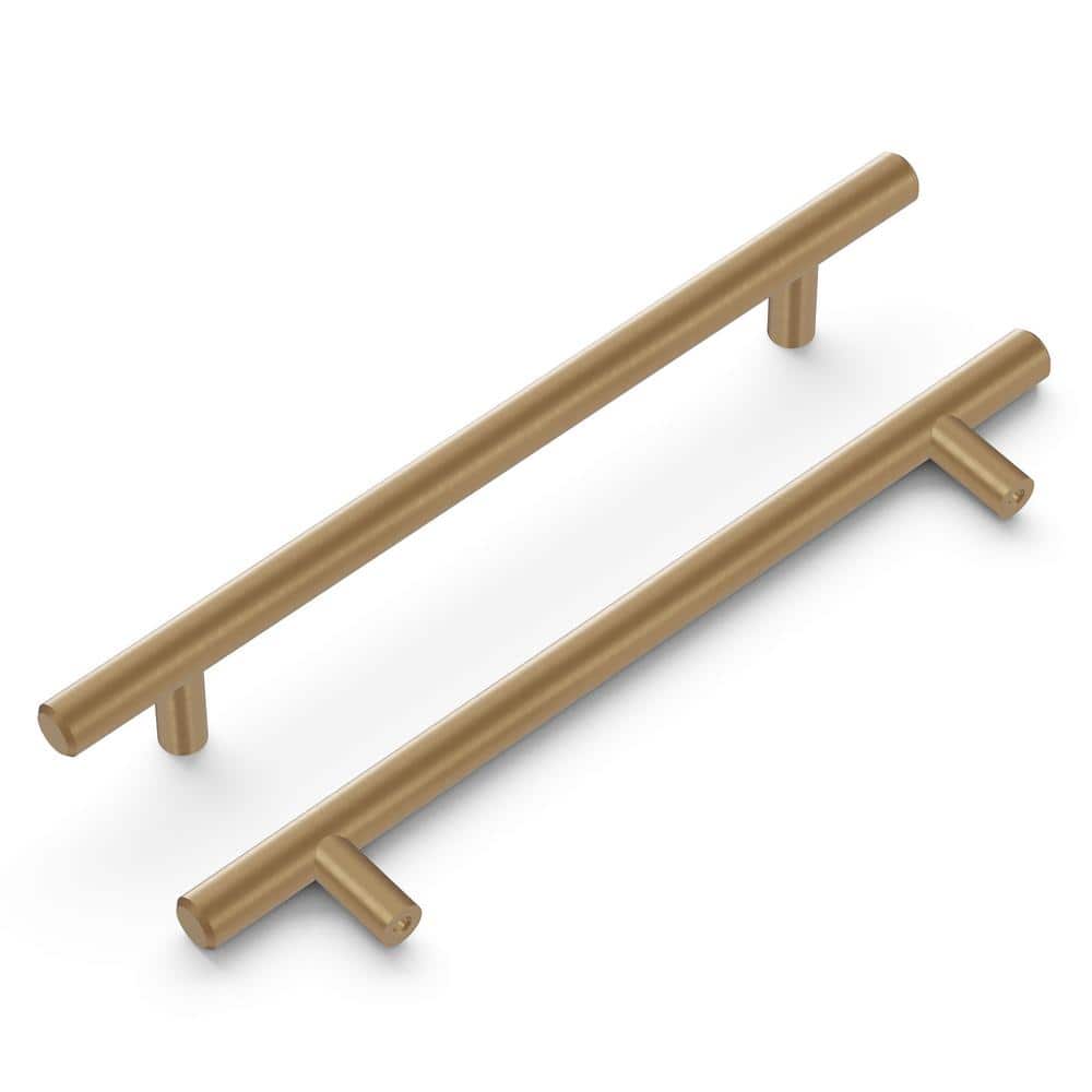 Champagne Bronze Modern Bar Pull Cabinet Handle 6-5/16"