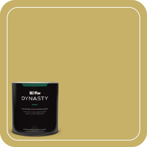 BEHR DYNASTY 1 qt. #BIC-41 Champagne Grape Semi-Gloss Enamel Interior Stain-Blocking Paint and Primer