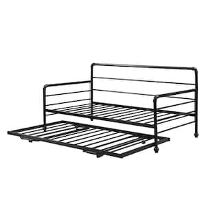 DHP Luis Black Metal Full Size Daybed And Twin Trundle DE94510 - The ...