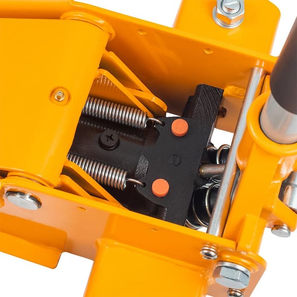 Husky 3-Ton Orange Low Profile Floor Jack with Quick Lift HD00120