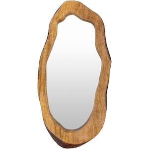 Edge 24 in. H x 12 in. W Bron Framed Decorative Mirror