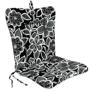 38 in. L x 21 in. W x 3.5 in. T Outdoor Wrought Iron Chair Cushion in Halsey Shadow