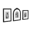 Kate and Laurel Arendahl 3 piece Black Wood Picture Frame Set of 3 232751