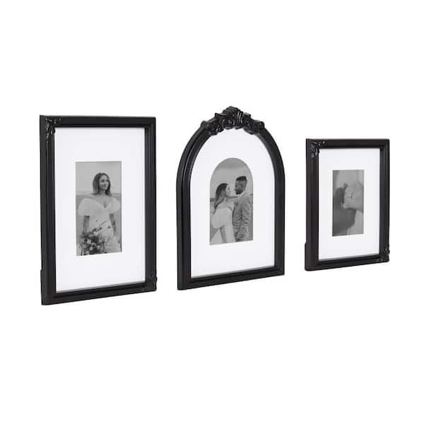 Arendahl 3 piece Black Wood Picture Frame Set of 3