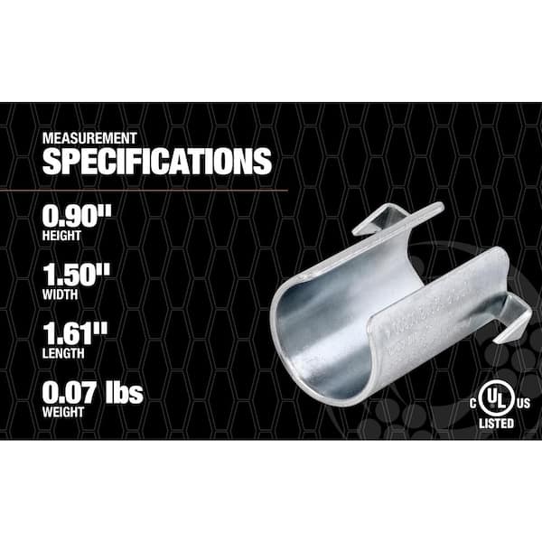 Southwire - Smart Shield 1 in. Standard Fitting Nail Guard (5-Pack)