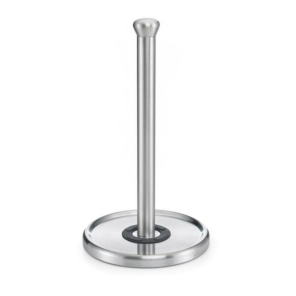 Polder Silver Single Tear Paper Towel Holder KTH-6065-47RM - The Home Depot