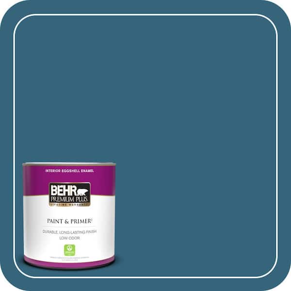 BEHR PREMIUM PLUS 1 qt. #550D-7 Southern Evening Eggshell Enamel Low Odor Interior Paint & Primer