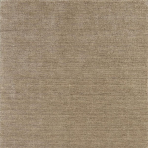 8 x 11 Tan Solid Color Area Rug