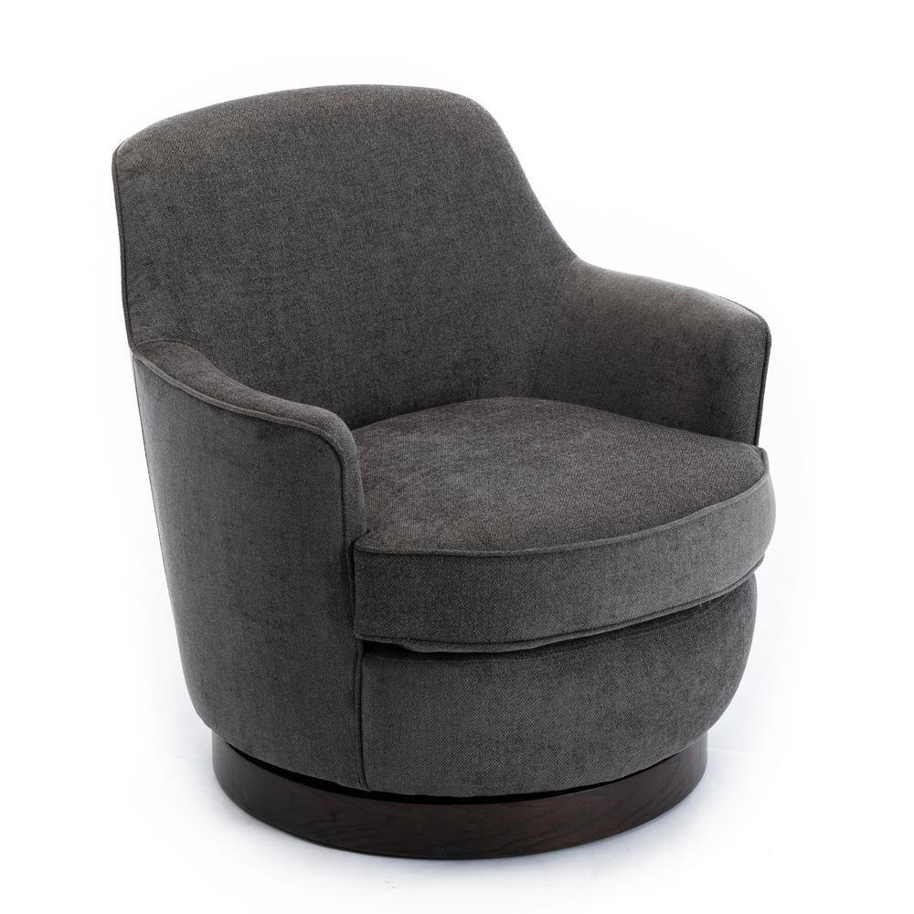 charcoal swivel chair