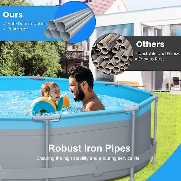 octagon blow up pool