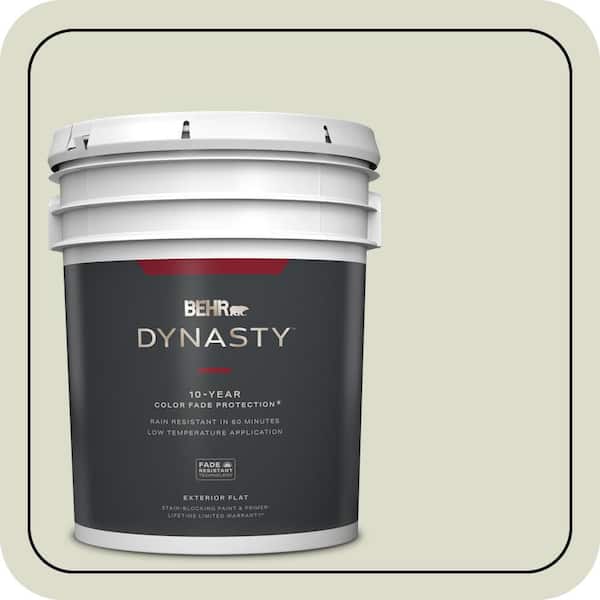 BEHR DYNASTY 5 gal. #PPU10-15 Desert Springs Flat Exterior Stain-Blocking Paint & Primer