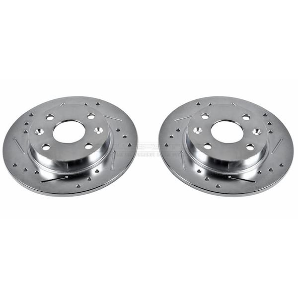 Power Stop Disc Brake Rotor Set 1990-1993 Mazda Miata 1.6l