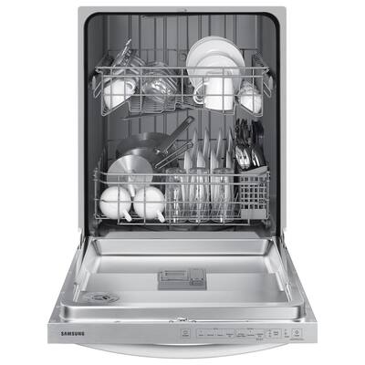 24 in. Top Control Tall Tub Dishwasher in White with Stainless Steel Interior Door, 55 dBA