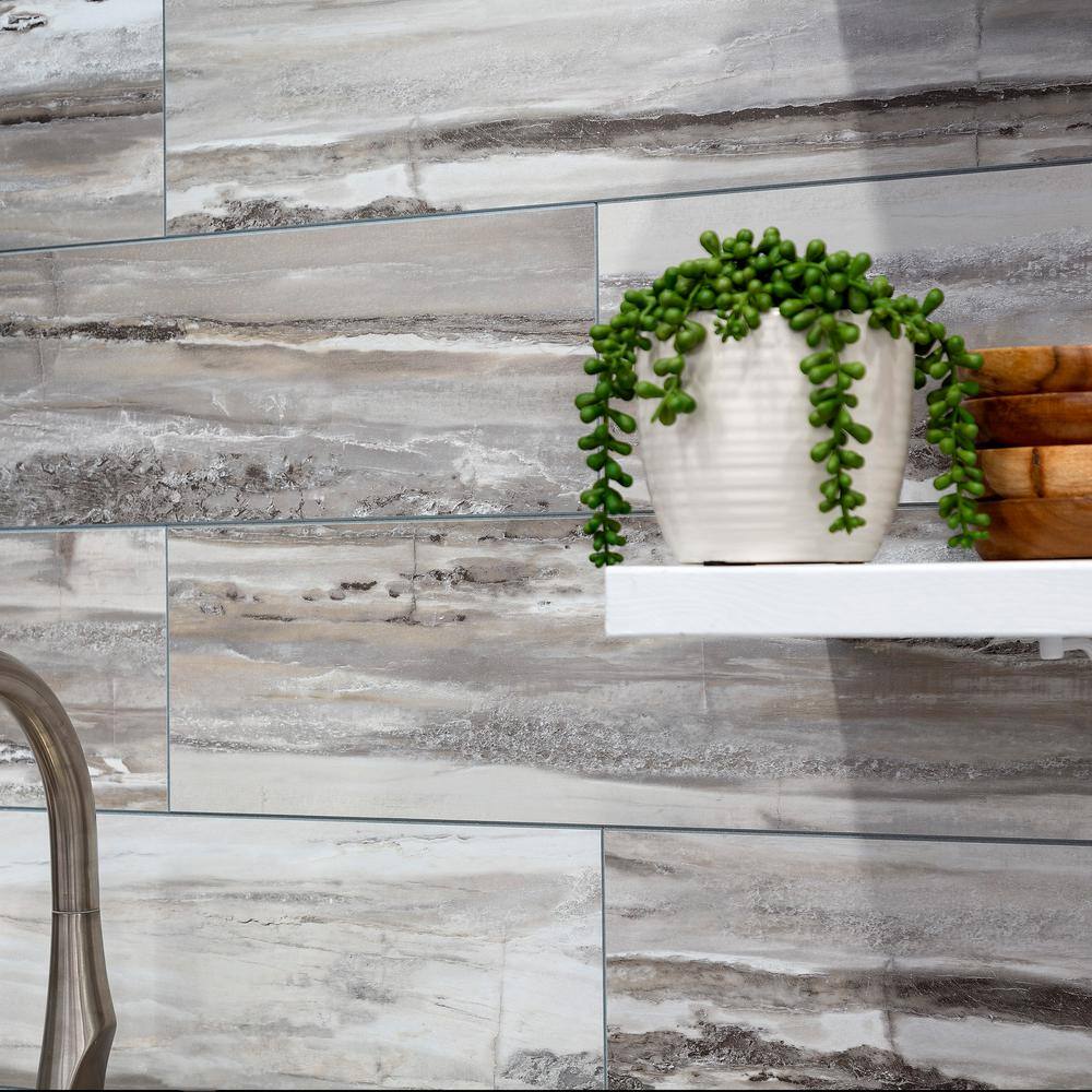 Palisade Louvre Granite Interlocking Vinyl Wall Tiles