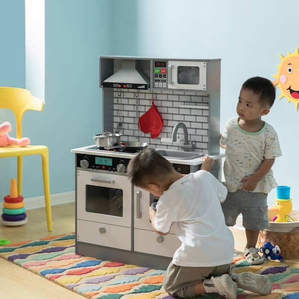 Educational Toys Kmart Toy Kitchen Montessori Wooden Simulation