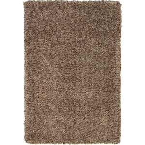 Dolce Plush Shag Taupe 9 ft. X 13 ft. Area Rug