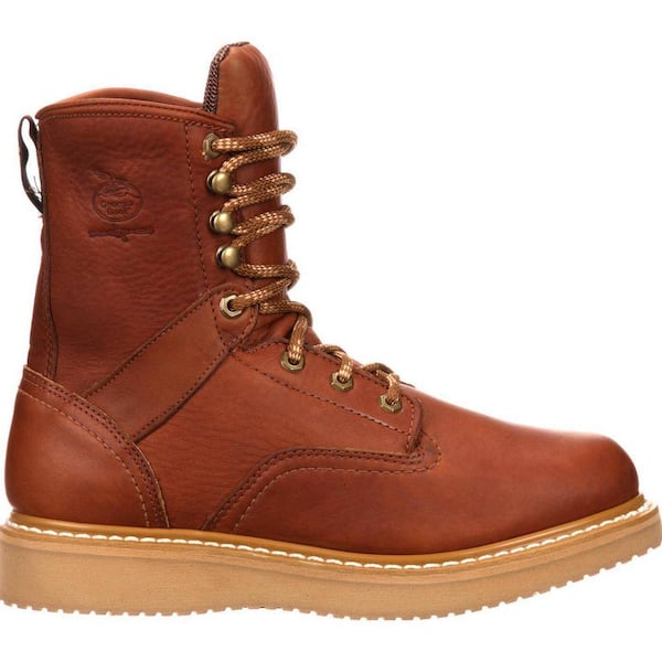 GEORGIA BOOT Men's Wedge Work Boot - Soft Toe - Barracuda Gold