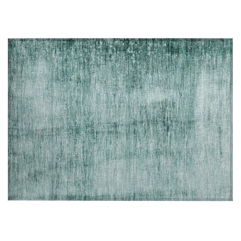 Chantille Machine Washable Indoor/Outdoor Abstract ACN1884 Teal 2 ft. x 3 ft. Accent Rug price history on PriceWatchPro
