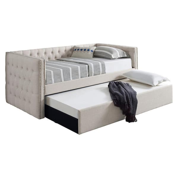 Best Master Furniture Lagrange Beige, Best Twin Daybed With Trundle