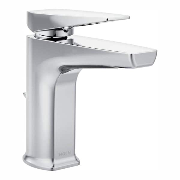 MOEN Via Single Hole Single-Handle Bathroom Faucet in Chrome