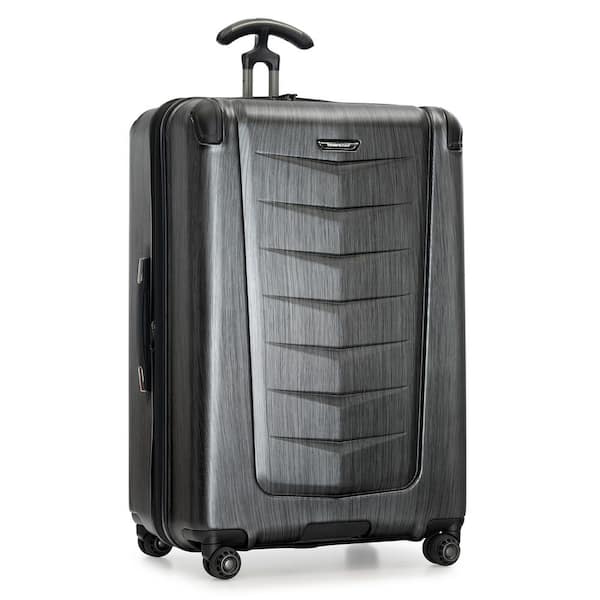 Traveler's Choice Silverwood 30 in. Large Polycarbonate Expandable Spinner Suitcase Luggage
