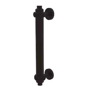 8 in. Center-to-Center Door Pull with Twisted Aents in Oil Rubbed Bronze