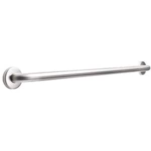 36 in. x 1.25 in. Concealed Screw ADA Compliant Grab Bar with Standard Smooth Grip in Satin Stainless Steel