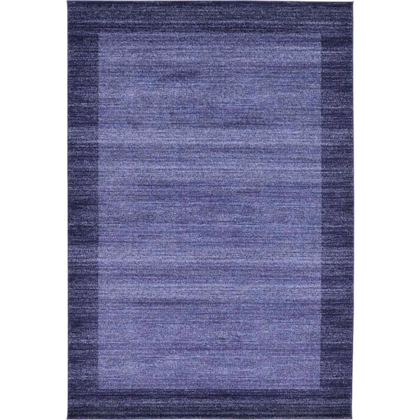 Del Mar Abigail Navy Blue 6' 0 x 9' 0 Area Rug