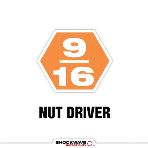 SHOCKWAVE Impact Duty 9/16 in. x 6 in. Magnetic Nut Driver (1-Pack)