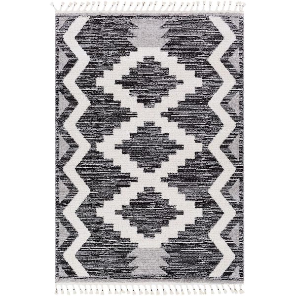 Artistic Weavers Valencia Black Global 2 ft. x 3 ft. Indoor Area Rug
