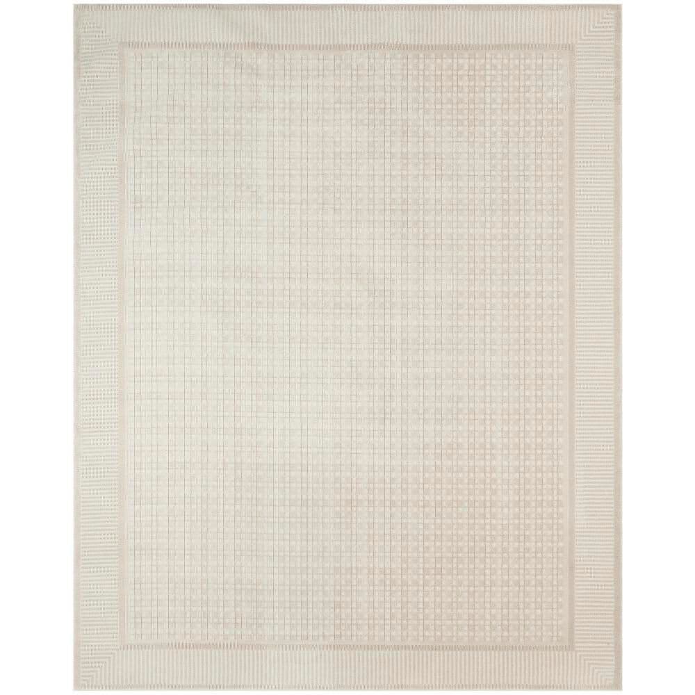 Nordic Ivory 9 ft. x 12 ft. Geometric Contemporary Area Rug price history on PriceWatchPro