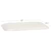 Seachrome P-B220135-NW Replacement Cushion Shower Seat Top Only, White