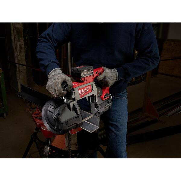 Milwaukee - M18 FUEL 18V Lithium-Ion Brushless Cordless Deep Cut Band Saw with One 5.0 Ah Battery, Charger, Hard Case