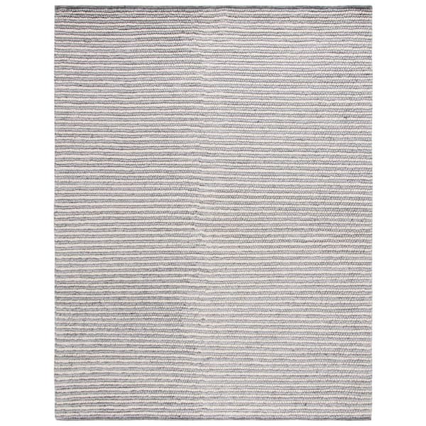 Natura 9 ft. x 12 ft. Ivory/Gray Basket Marle Area Rug