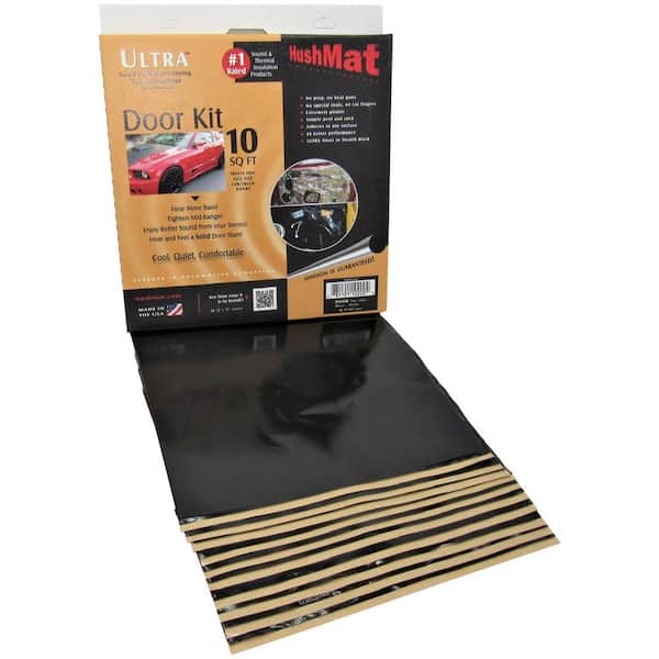Car Heat Shield Insulation Mat Automotive Sound Deadener Deadening Mat  Aluminum Foam Dampening Material with Self Adhesive with Roller Car Removal  Tools 