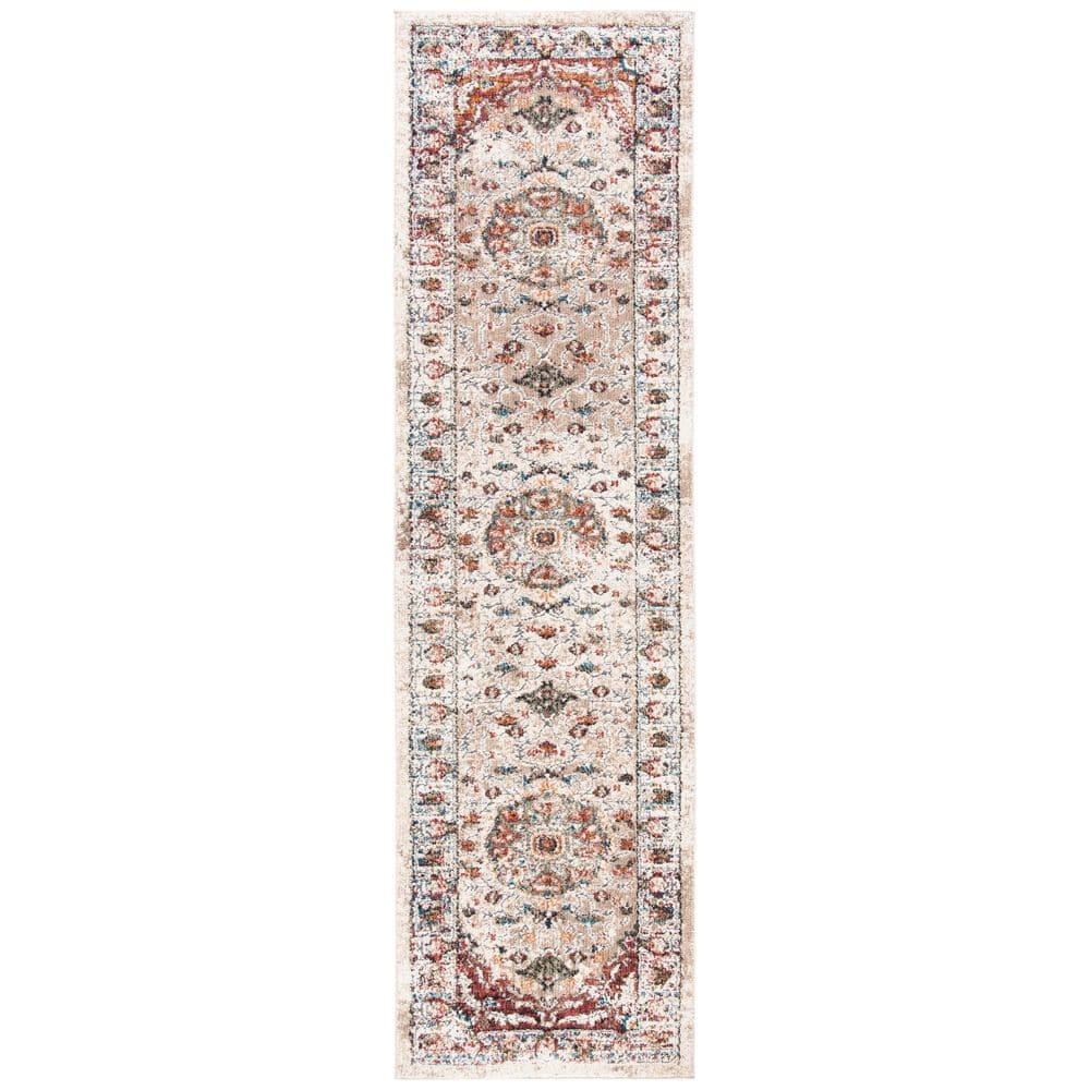 Carlyle 2 ft. x 8 ft. Ivory/Gold Distressed Oriental Runner Rug price history on PriceWatchPro