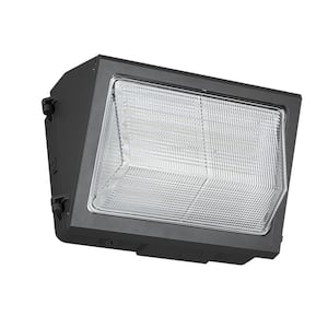 E3WPA 250-Watt Equivalent Integrated LED Bronze Dusk to Dawn Outdoor Wall Pack Light Water and Weatherproof, 3000K