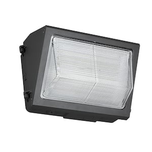 E3WPA 250-Watt Equivalent Integrated LED Bronze Dusk to Dawn Outdoor Wall Pack Light Water and Weatherproof, 4000K