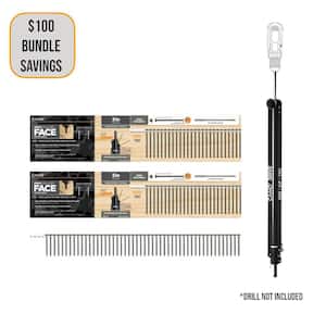 #10 x 3 in. Green Star Bugle-Head Drive Collated Deck Screw Tool Bundle (2000-Count)