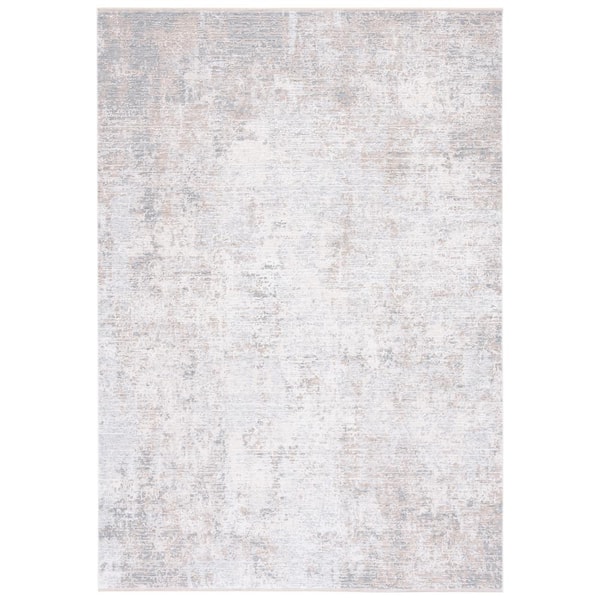 SAFAVIEH Marmara Gray/Beige/Blue 4 ft. x 6 ft. Solid Abstract Area Rug