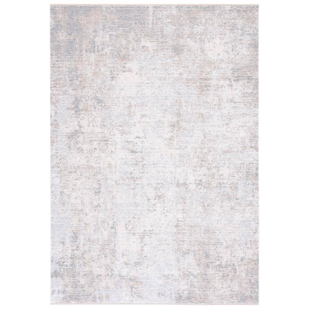 Marmara Gray/Beige/Blue 5 ft. x 8 ft. Solid Abstract Area Rug price history on PriceWatchPro
